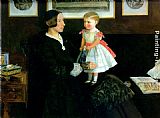 John Everett Millais Canvas Paintings - Portrait of Mrs James Wyatt